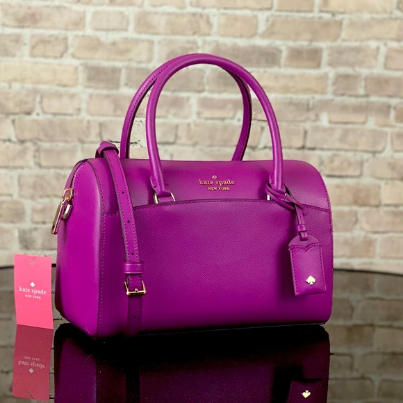 kate spade Handbags - KATE SPADE DEVYN MD LEATHER SATCHEL CROSSBODY BAG